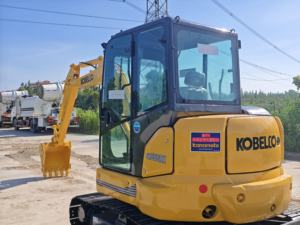 99% nueva máquina de movimiento de tierras Kobelco SK55 SK55SR SK60 gran oferta Japón Kobelco SK70 SK75 Mini excavadora sobre orugas - Product Image 2