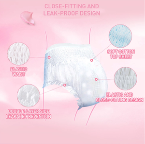 Coussinets hygiéniques pour femmes OEM à débit lourd pour l'hygiène coréenne pour les femmes pantalons menstruels jetables pour femmes culotte périodique à usage unique - Product Image 6