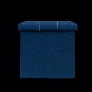 Modern Stool Living Room Furniture <b>Storage</b> Box Fabric Stainless Steel Bamboo Highest Quality Sample Available Stools Counter - Product Image 5