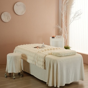 Creme Branco Super Macio Faux Fur Cobertor Quente Fuzzy Grande Veludo Cobertor Conjunto de cama para cama Sofá Carro Cozy - Product Image 6