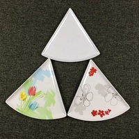 Mélamine triangle pizza plaque