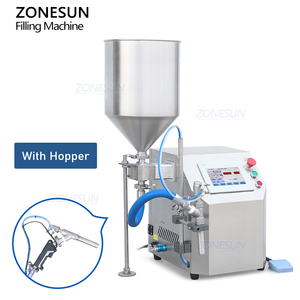 ZONESUN ZS-GPSV1 Semi-automatic Servo Gear Pump Quantitative Detergent Oil Shampoo <b>Large</b> Flow Liquid Paste Filling Machine - Product Image 2