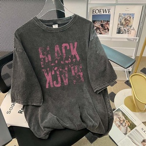2025 Summer Heavyweight 100% Cotton Oversized T-Shirt Streetwear Regular Fit Men's Tee Breathable Quick Dry Casual Top 3D - Product Image 1