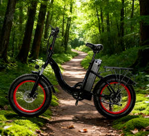 Vélo électrique tout-terrain <span class=keywords><strong>K6</strong></span> en alliage d'aluminium, 7 vitesses, 48V, couple élevé, roues de 20 pouces, moteur à moyeu arrière, frein à disque, options de mise à niveau multi-gamme - Product Image 1