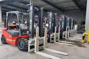 Aksesoris Forklift Berkualitas Baik, Penangkap <span class=keywords><strong>Pallet</strong></span> Tunggal dan Ganda untuk Dijual - Product Image 4