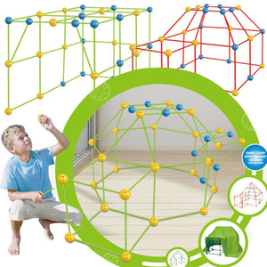 Kit de Construcción de Fortín Personalizable para Niños, Juguete Educativo STEM, Carpa de Juego para Interiores y Exteriores, Venta al Por Mayor OEM ODM - Product Image 4