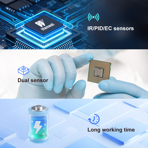 Draagbare brandbare gasdetector ATEX-gecertificeerd Hanwei E410 Multi 4-in-1 gasdetector - Product Image 4