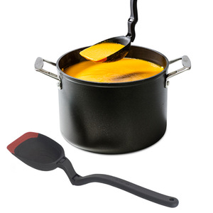 Sartén de silicona con rotación de 360 grados, cuchara grande para sopa, cucharón de silicona para cocinar o servir <span class=keywords><strong>grandes</strong></span> lotes de sopa - Product Image 5