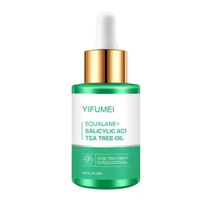 Natural Squalane Salicylic Acid Moisture Skin Lightening Peeling Pimple Remove Acne Pure Facial Tea Tree Essential Oil