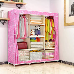 Planken Systeemkast Ontwerp Meubelen Organisatoren Slaapkamer Stof Garderobekast - Product Image 3