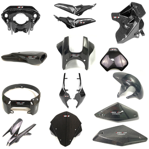 Pour Honda CB650R <span class=keywords><strong>CBR650R</strong></span> accessoires en Fiber de carbone couvre pièces de rechange de moto 2019 2020 2021 2022 - Product Image 1