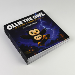 Libro <span class=keywords><strong>da</strong></span> colorare per adulti in stile Dark Academia, con copertina opaca e rilegatura a punto metallico, personalizzabile OEM, stampa all'ingrosso. - Product Image 2