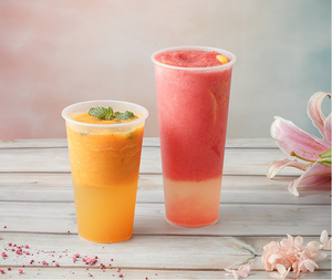 Vasos de Plástico Desechables Transparentes Esmerilados de Pared Simple para Bebidas de Té con Leche Boba, Jugos y Refrescos al por Mayor - Product Image 6