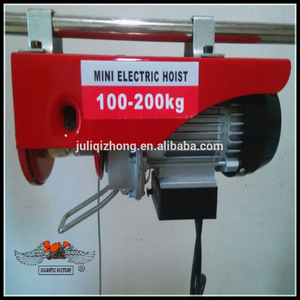 500kg PA500 200kg PA200 220 <span class=keywords><strong>V</strong></span> 110V 12M 18M 30M mikro Mini Suspending kawat listrik tali mengangkat <span class=keywords><strong>Hoist</strong></span> - Product Image 6