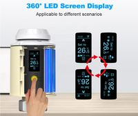Zigbee-termostato termostático inteligente con pantalla OLED, termostato de calor para habitación, calefacción inalámbrica, programación semanal