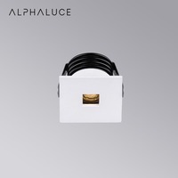 Mini-lampes d'escalier LED carrées 24V avec cadres interchangeables, pour jardin, maison, extérieur, étanches IP65