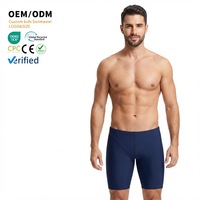 Maillots de bain de luxe pour hommes, résistants au chlore, de haute qualité, imperméables, à taille élastique, longueur genou, fabriqués sur mesure par le fabricant
