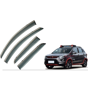 แผ่นบังแดดกันฝนสำหรับรถยนต์ BAIC Senova X25 ปี 2016  ขอบโครเมียม  ติดตั้งง่าย  อุปกรณ์ตกแต่งรถยนต์ - Product Image 1