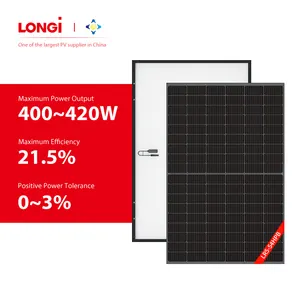 Rotterdam Stock Longi Q Cell All Black Solar Panel Trina Jinko Ja Solar At Great Price 400W 405W 410W 415Watt 420W Solar Panels