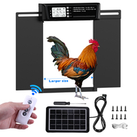 Porte automatique pour animaux de compagnie Yun New IP45 en alliage d'aluminium intelligent, étanche, résistante à la pluie, avec capteur de lumière, sécurisée, pour petits animaux