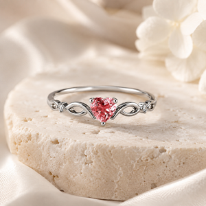 Anello dal Design a Forma di Cuore Elegante Anello da Dito per Donne - Product Image 6