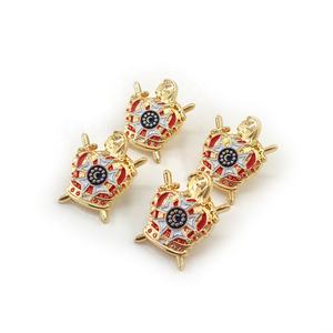 Großhandel Hochwertige Gold Demolay Anstecknadel Freimaurer Demolay Kragens tift - Product Image 4