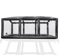 Tente de garage gonflable transparente pour voiture, imperméable, pour exposition de voitures
