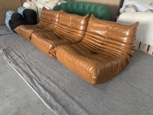 उचित मूल्य औद्योगिक से-गो 3 सीटर चमड़े के सोफे को लिविंग रूम के लिए सेट करें - Product Image 5