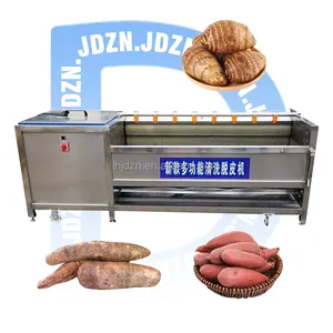 Seafood process equipment scallop oyster mussels brush cleaning machine fish scale removing machine