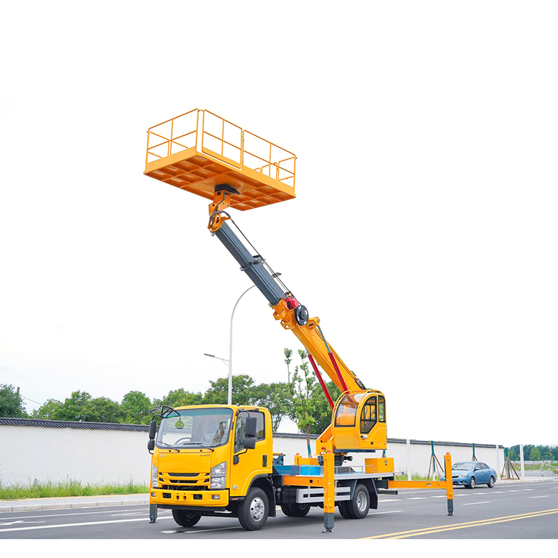 Qingling ISUZU 16 м KV100 воздушные рабочие платформы строительный подъемник