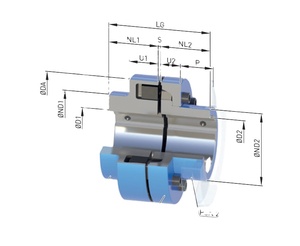FLENDER. ACOPLAMIENTOS FLEXIBLES N-EUPEX, RUPEX, N-BIPEX - Product Image 1