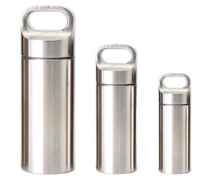 Mini porte-clés de poche, étui à pilules, organisateur de rappels, flacon à médicaments, rangement portable, logo personnalisé - Product Image 1