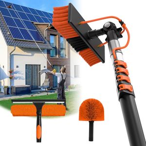 Asta telescopica per la pulizia dei vetri da 16 piedi con spazzola ad acqua e sistema di raschietto <span class=keywords><strong>IT</strong></span> in <span class=keywords><strong>IT</strong></span> - Product Image 2