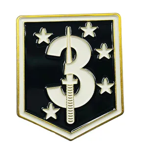 Emblema digital Pin crachá personalizado Metal lapela esmalte crachá metal metal esmalte pin