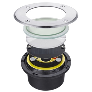 Borne lumineuse solaire au sol en aluminium 1000 mAh LiFePO4 pour allée et chemin, autonomie de 100 heures - Product Image 3