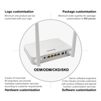 X3412 FTTH VOIP Voice AC1200 WIFI5 1200Mbps XPON ONU Puerto POTS de doble banda GPON EPON Wifi Router módem ONT Equipo de fibra óptica