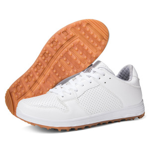 Chaussures de golf pour hommes, légères, à lacets, respirantes, avec empeigne texturée, antidérapantes, pour la marche sur le parcours - Product Image 3