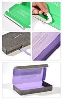Boîte d'expédition en carton ondulé personnalisée avec fermeture éclair autocollante et bande de déchirement pour le commerce électronique