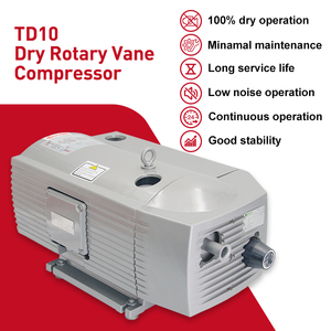 Nhỏ Nhỏ Nhỏ Gọn Tiếng Ồn Thấp Rung Wordfik Td10 Dầu-Miễn Phí Khô Quay Cánh Bơm Áp Lực Máy Nén Cho Phòng Thí Nghiệm - Product Image 4