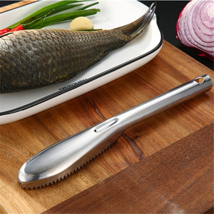 Oval Fish Scaler Scale Remover Tool For Seafood Cleaning Versatile Kitchen Utensil - Product Image 3