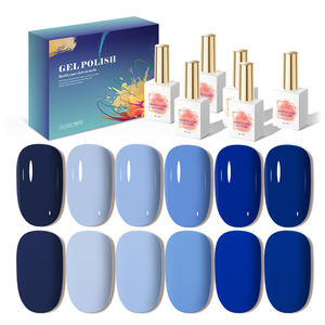 AILANUO Nail Gel 6 colores Set Professional Uv Led Lamp Gel Polish OEM Service Support Custom logo Gel Polish Bottles - Product Image 1