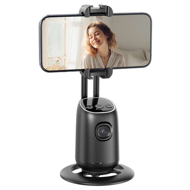 PYJ P05 AI Tracking PTZ 360-degree Face Tracking Automatic Rotation Gesture Control Desktop Mobile Phone Live Broadcast Stand