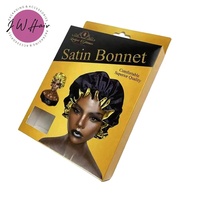 Boîte cadeau de luxe personnalisée, Bonnet pour cheveux, perruques, à cravates