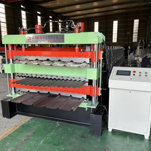 Machine <span class=keywords><strong>de</strong></span> <span class=keywords><strong>pose</strong></span> <span class=keywords><strong>de</strong></span> carreaux profilage transversal forme moule presse hydraulique pneumatique construire machine pu panneau sandwich machines - Product Image 1