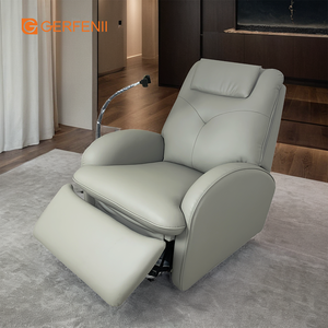Gerfenii Meubles de luxe pour le salon Fauteuil berçant <span class=keywords><strong>inclinable</strong></span> en cuir Fauteuil de canapé <span class=keywords><strong>inclinable</strong></span> pivotant <span class=keywords><strong>et</strong></span> massant - Product Image 6