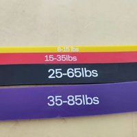 Offre Spéciale lourds 50-125LBS niveaux de résistance boucle bandes de résistance élastiques bande d'haltérophilie bandes d'assistance à la traction en latex