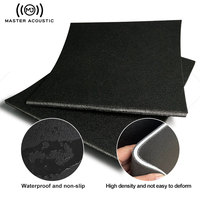 Almohadillas Acústicas MASTER ACOUSTIC para Uso en Hoteles, Insonorizantes, Absorbentes de Impactos, Aislantes de Sonido, de Espuma de PU para Paredes y Pisos, Almohadillas de Aislamiento de Vibraciones