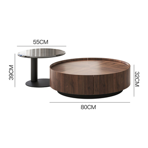 Meuble <span class=keywords><strong>TV</strong></span> moderne en bois noir Ensemble mural en bois massif Meubles de salon Unités <span class=keywords><strong>TV</strong></span> pour appartement Stockage en usine Meubles de maison - Product Image 2