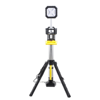 Lampe de travail LED rechargeable portable SUPER High Lumen Lampe de travail LED rechargeable avec trépied Lampe de travail avec support