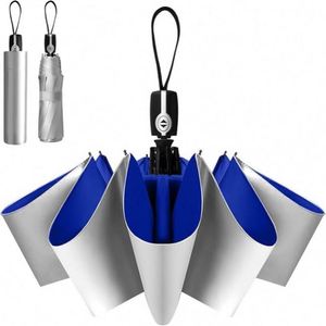UV Protection Custom Sunny and Rainy Silver Coating Umbrella with Logo for Client <b>Gifts</b> Team Building Welcome <b>Gifts</b> - Product Image 5